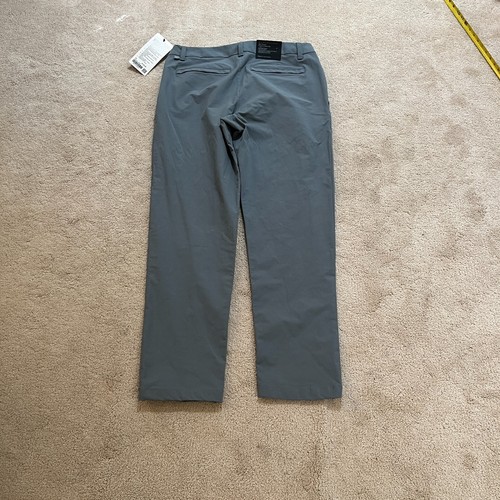New Lululemon Men ABC Classic-Fit Trouser 33 W 32 L VersaTwill BGIB Belgian Blue - Picture 2 of 10