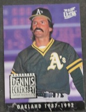1993 Fleer Ultra Dennis Eckersley Career Highlights A's # 11 Card - Ungraded