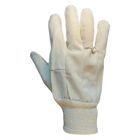 KEEPCLEAN Cotton drill Gloves PPE PKT 10 *FREE P &P*