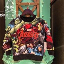 Marvel Avengers Kids Sweatshirt Iron Man Captain America Hulk Children size 110