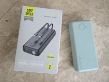 New Safe Speed portable travel power bank, with flashlight