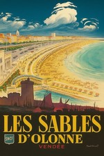 AFFICHE   POSTER   Les Sables D Olonne Vendée