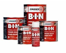Zinsser BIN Primer Sealer - Stain Killer Paint - White or Grey