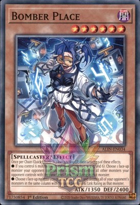 1st ed Bomber Place common ALIN-EN034 Yugioh