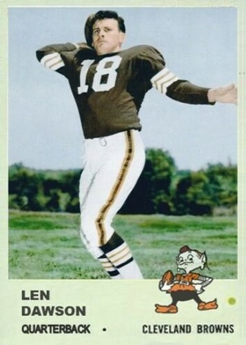 Len Dawson #61 1967 Topps card