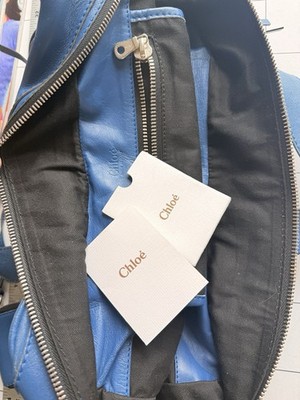 RARE Auth Chloe Betty Leather Italy Y2K Multi Pocket Handbag Bag