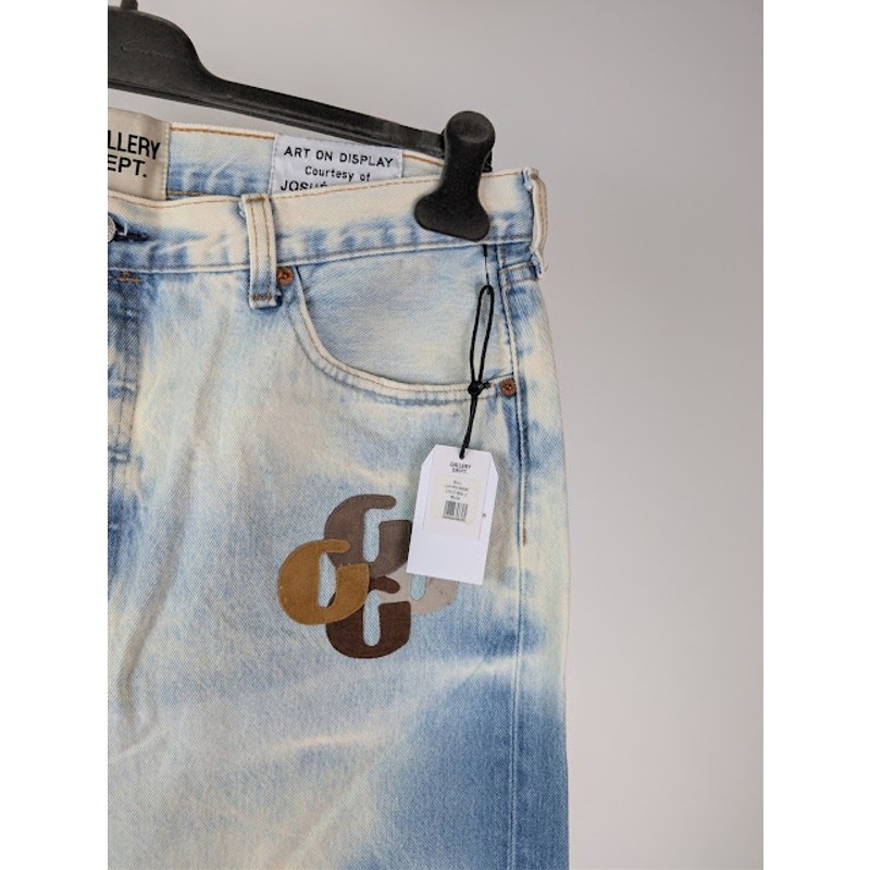 Gallery Dept. Vintage Levi's Sunfaded G Patch Flare Jeans Blue BNWT 36 x 29 image 8