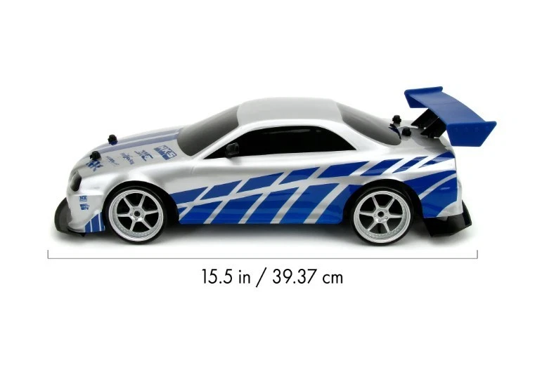 Fast & Furious 1:10 Jada Skyline GT-R R34 Drift RC Radio Control Cars, Plastic - Image 4 of 4