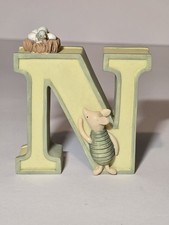 Disney Classic Winnie the Pooh Alphabet Letter N Piglet Nest by Michel  Company