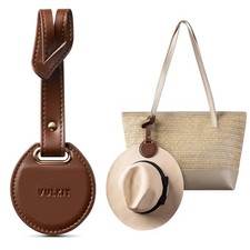 Leather Magnetic Hat Clip for Bags Backpacks Beach Travel Gift