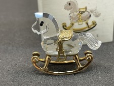  Swarovski Figur 199447 Schaukelpferd 4,5 cm. - Ovp & Zertifikat. Top Zustand 