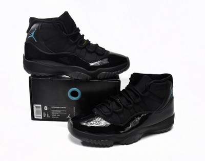 Jordan 11 Retro Gamma Blue Black 2025 Men's High Top Basketball Shoes Size 7-12