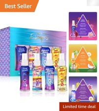 Luxury Travel Size Body Mist Set - 4 Floral Scents for Women - 1.7 oz Bottles