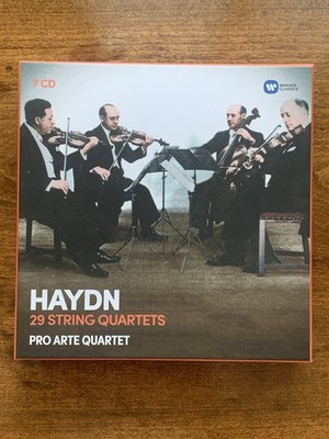 Haydn 29 String Quartets 7 CD Box Set Pro Arte Quartet Warner Classics