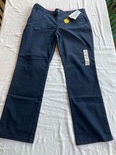 Cat  Jack 325014408 Girl 18 Plus Stretch School Uniform Pants, Blue