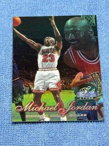 Michael Jordan #1 - 1997-98 Flair Showcase Row 2 Seat 1 SHOWSTOPPER Rare Holo