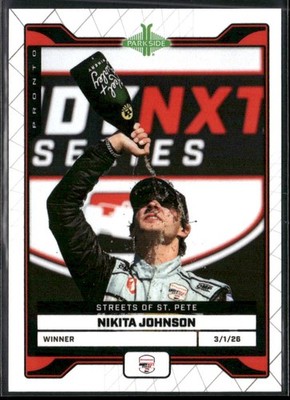 2026 Parkside IndyCar Pronto #9 Nikita Johnson /243
