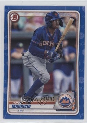 2020 Bowman Draft Blue Border 48/150 Ronny Mauricio #BD-199 0v3r