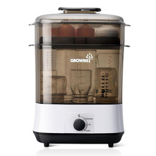 Adjustable 4 in 1 Large Bottle Sterilizer and Dryer, 8 Bottles Capacity,Electric