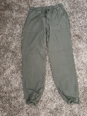 Thread and Supply Olive Green Joggers Elastic Waist Womens Size Xsmall Pants
