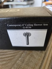 Graff Ceiling Shower Arm 6" Model G-8536-SN Steelnox Satin Nickel Contemporary