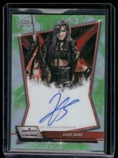 2026 Topps Chrome WWE - Kairi Sane #RBA-KAI Red Brand Auto - Green 57/99