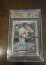 2020 Bowman - Chrome Prospects Auto Jarren Duran #CPA-JD Speckle Refractor /299 