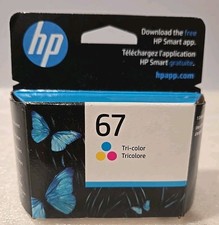 HP Genuine 67 Tri-Color Ink Cartridge Exp: 3/2024
