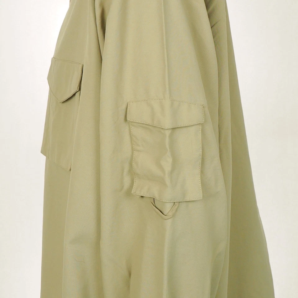 New Boy Scouts of America Uniform Shirt Mens 4XL XXXXL BSA Brown USA Flag Nylon - Image 4 of 4