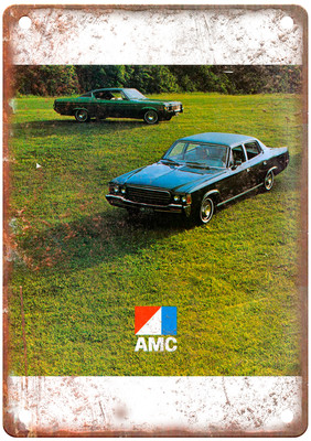 1973 American Motors AMC Prestige Vintage Auto Ad Retro Look Metal Sign A12680