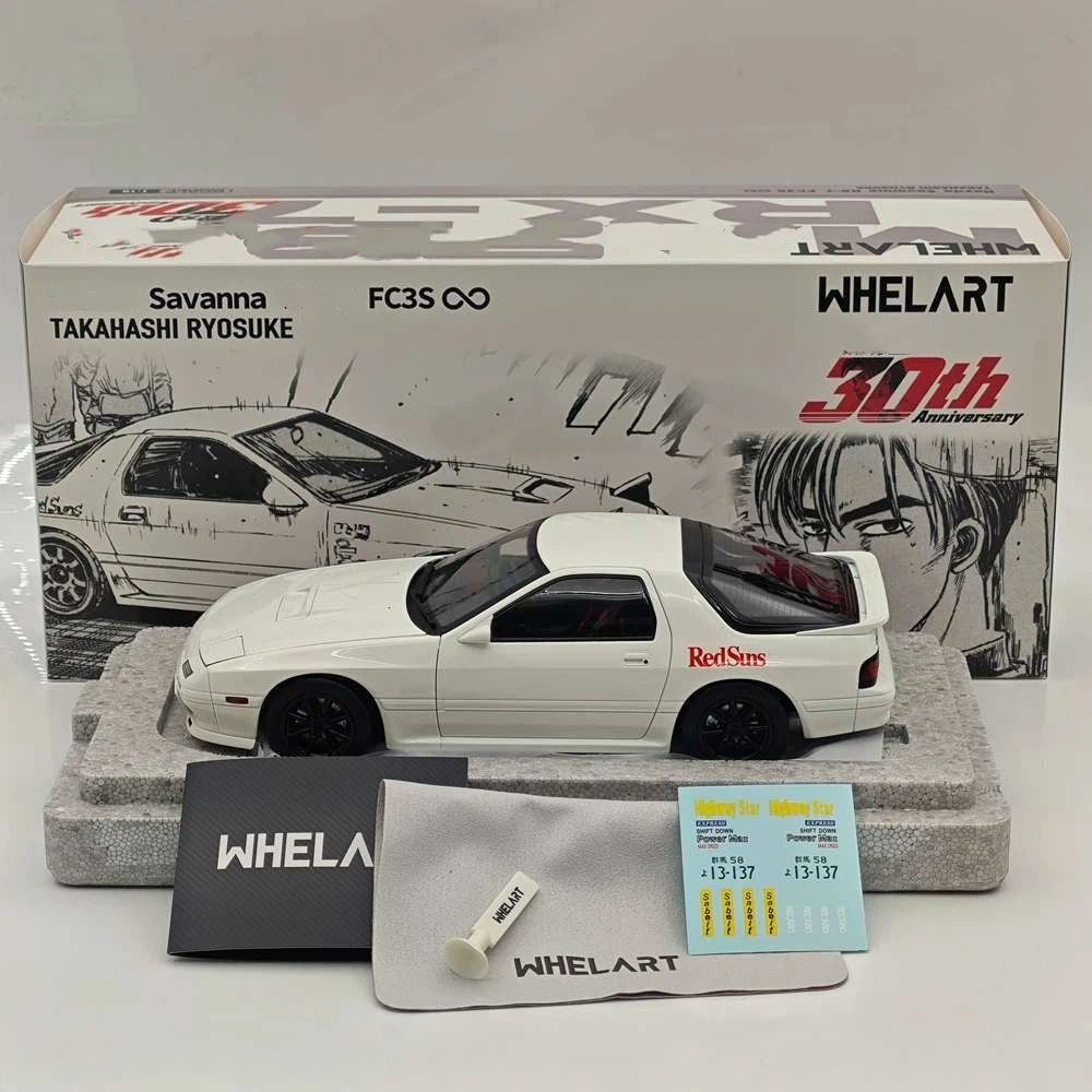 RX7 FC3S 1:18 WHELART 新品 1/18 1/18 Mazda Savanna RX-7 RX 7 FC3S Whelart Gray Diecast Model Toy