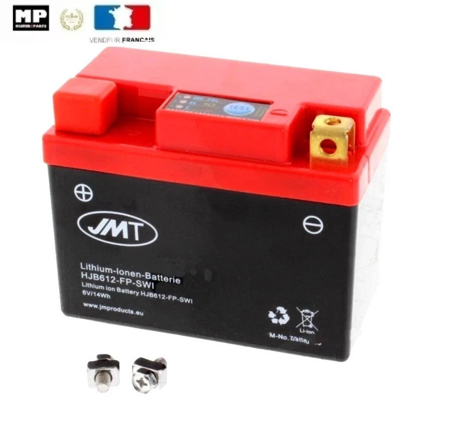 Batterie lithium HJB612-FP haute performance pour Honda CB 125 1972-1975