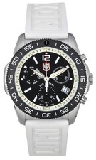 Luminox Pacific Diver Chronograph Swiss Quartz White Strap XS.3141 Mens Watch