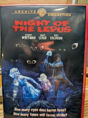 Night of the Lepus (DVD) 1972 Giant Killer Rabbits On The Loose!! Red Case MINT!