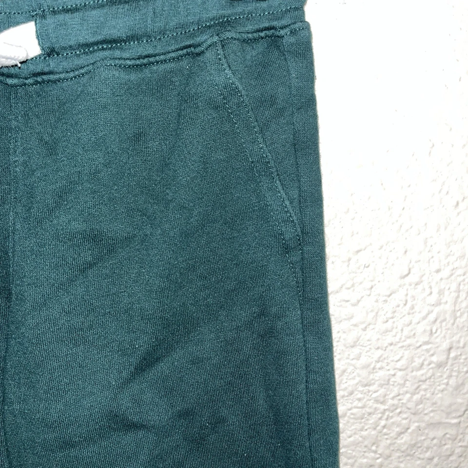 Carters Toddlers Unisex Kids Size 4T Sweatpants Color Green Waist Draw String - Image 3 of 4
