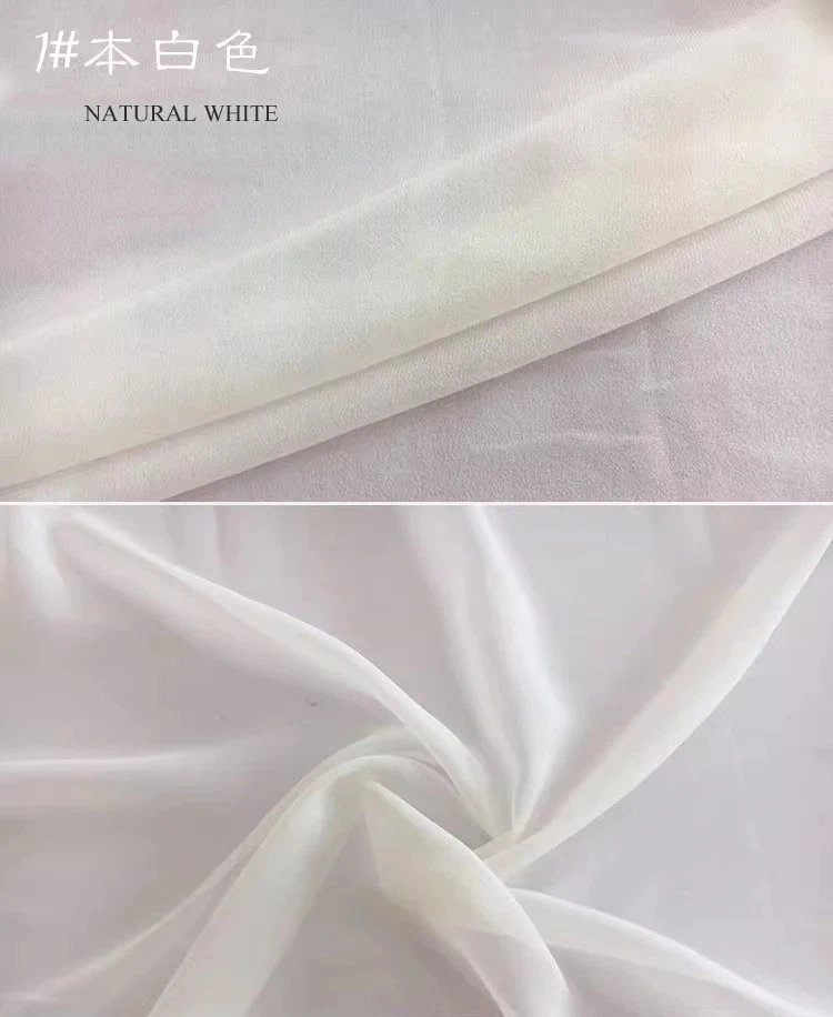 55'' Wide By Yard Solid Colors Mulberry Silk Georgette Chiffon Sheer Fabrics - Image 2 of 4