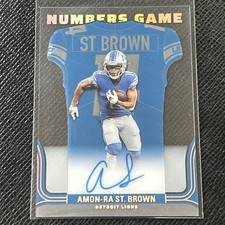 Amon-Ra St Brown (AU) 2022 Panini Contenders Select #NG-AST 