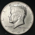 1964 Kennedy Half Dollar GEM PROOF 90% Silver - Brilliant Uncirculated