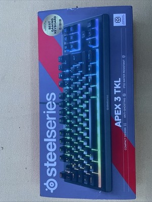 SteelSeries Apex 3 TKL Gaming-Tastatur, Deutsch - Schwarz (64833)
