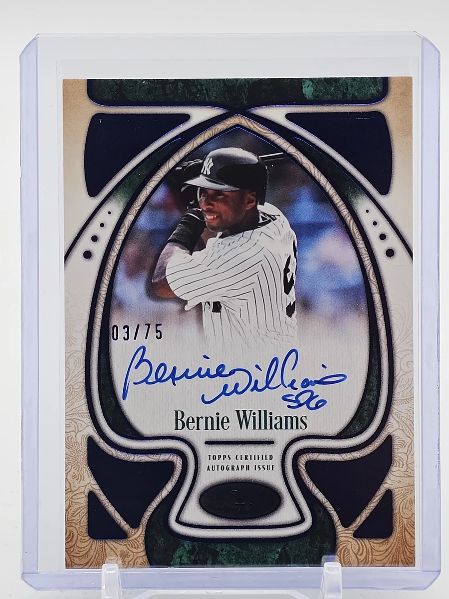 Autograph Bernie Williams Baseball Cards for sale | eBay