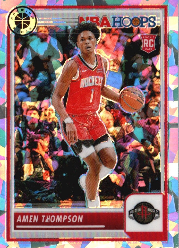 2023-24 Hoops Premium Stock #86 Amen Thompson Ice Prizm