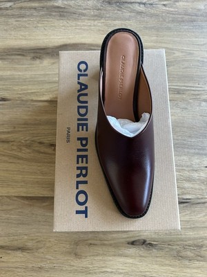 Claudie Pierlot Pantoletten mit Absatz Leder Größe 38 