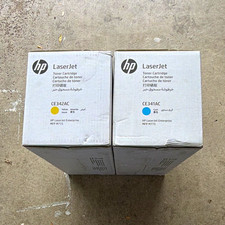 Genuine HP CE341AC CE342AC Cyan Yellow Laser Toner Set for LaserJet M775