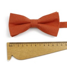 Kids Bow Tie Solid Color Unisex Wedding Party Formal Shirt Accessory Gift