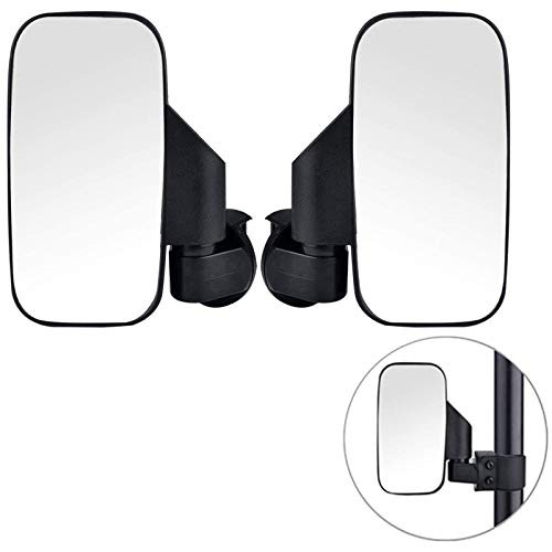 2020 Upgraded UTV Side View Mirrors, Adjustable Wide Rear Clear View with