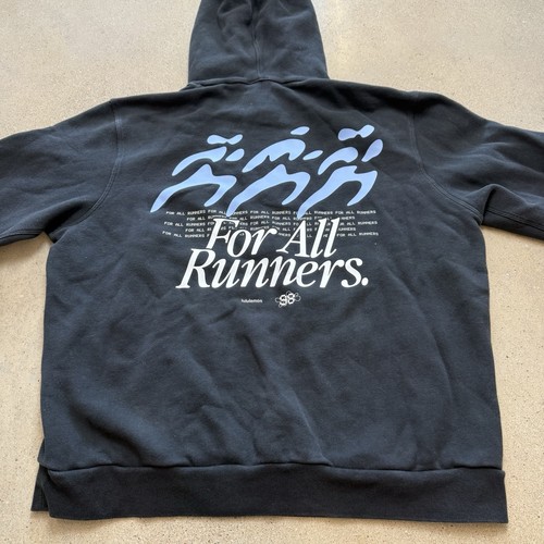Lululemon Steady State Hoodie M Herren schwarz für alle Läufer Pullover