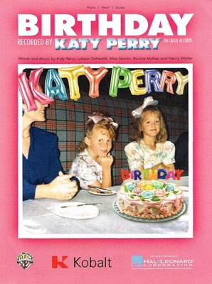 Birthday - Katy Perry - Piano/Vocal/Guitar (HL00131432)