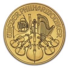 Austria 1/4 oz Gold Philharmonic BU (Random Year)