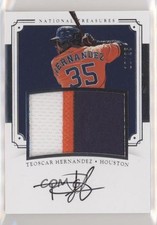 2017 Panini National Treasures 10/25 Teoscar Hernandez #RJSV-TH Auto qf6