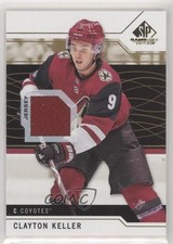 2018-19 Upper Deck SP Game Used Gold Jersey Clayton Keller #29 5vt